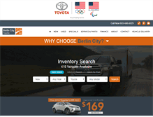 Tablet Screenshot of berlincitytoyotanh.com